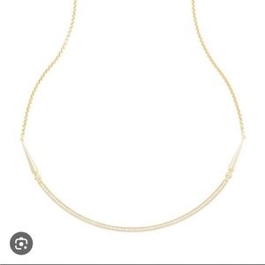 Kendra Scott gold Scottie adjustable choker